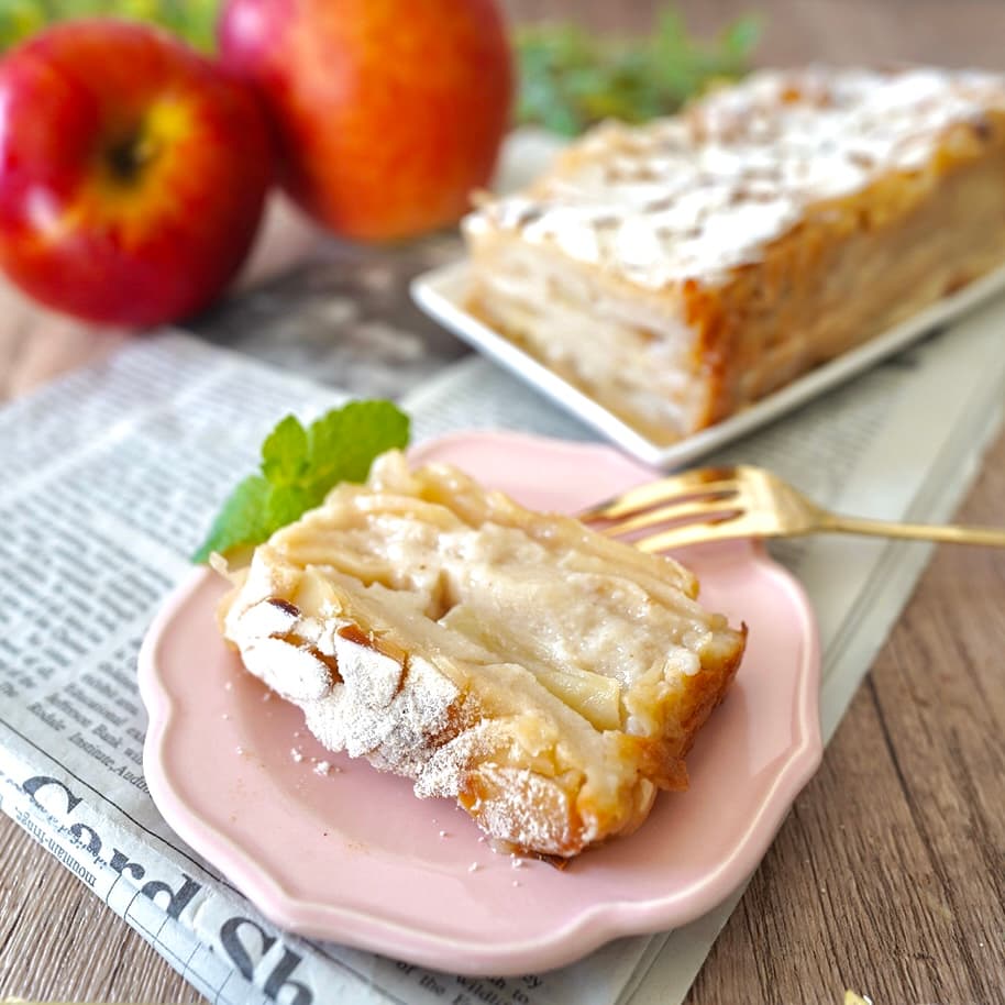 りんご好き必見!ヴィーガン&グルテンフリー「リンゴのガトーインビジブル」レシピのサムネイル